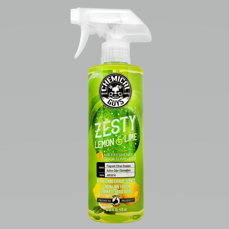 Chemical Guys AIR23216 - Zesty Lemon Lime Air Freshener & Odor Eliminator - 16oz
