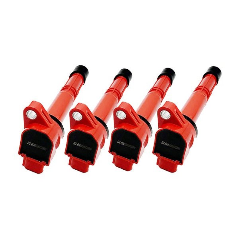 BLOX Racing BXIC-00005-4-RD -BLOX Honda K-Series Coil Pack Set of 4  - Red