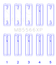 Load image into Gallery viewer, King Engine Bearings MB5566XP -King Audi A4 1.8L AEB (Size STD) Performance Main Bearing Set