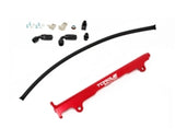 Torque Solution TS-EV-485R - Mitsubishi Evo X Billet Aluminum Fuel Rail - Red