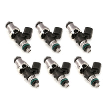 Load image into Gallery viewer, Injector Dynamics 1300.48.14.14.6 - 1340cc Injectors - 48mm Length - 14mm Grey Top - 14mm Lower O-Ring (Set of 6)