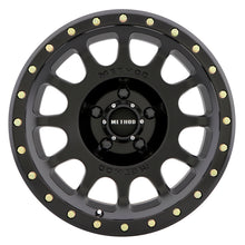 Load image into Gallery viewer, Method MR305 NV 16x8 0mm Offset 5x4.5 83mm CB Matte Black Wheel