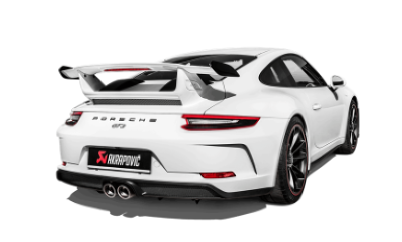 Akrapovic S-PO/TI/8 - 2018 Porsche 911 GT3 (991.2) Slip-On Race Line (Titanium) w/o Tail Pipe Set