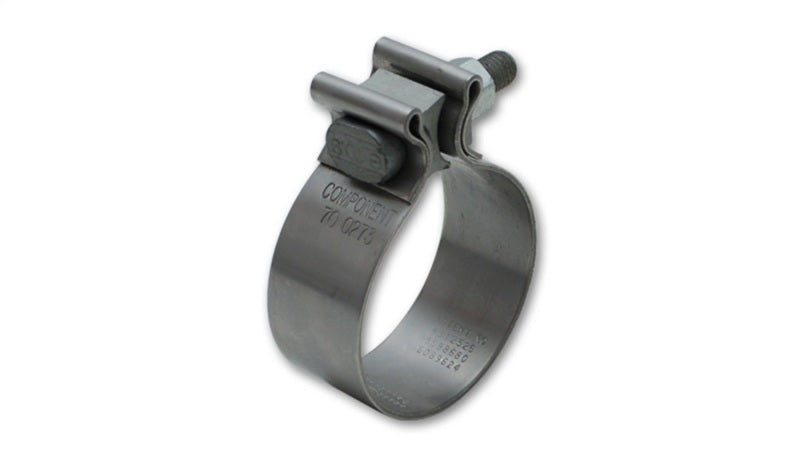 Vibrant 1162 - SS Accuseal Exhaust Seal Clamp for 3.5in OD Tubing (1in wide band)