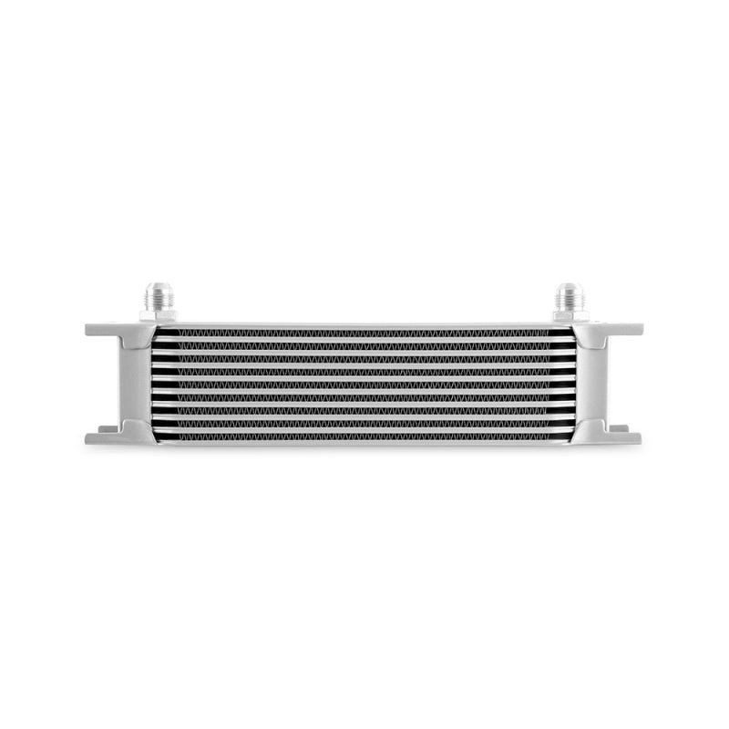 Mishimoto MMOC-10-8SL - Universal -8AN 10 Row Oil Cooler - Silver