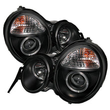 Load image into Gallery viewer, SPYDER 5011275 -Spyder Mercedes Benz E-Class 95-99 Projector Headlights LED Halo Blk PRO-YD-MBW21095-HL-BK
