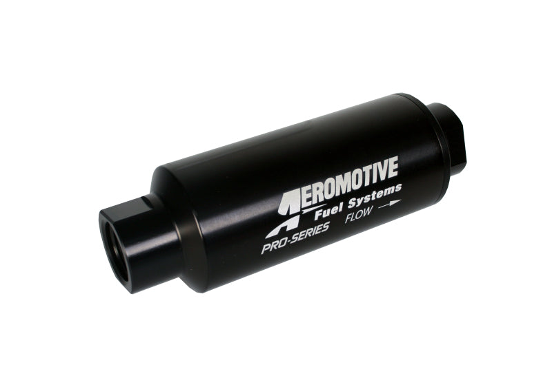 Aeromotive 12302 - Pro-Series In-Line Fuel Filter - AN-12 - 100 Micron SS Element