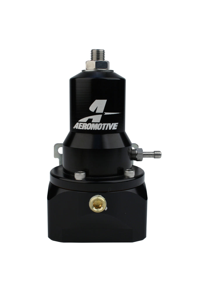 Aeromotive 13132 - Regulator - 30-120 PSI - .500 Valve - 2x AN-10 Inlets / AN-10 Bypass