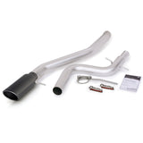 Banks Power 46181-B - 11-13 VW Jetta Sedan/Wagon 2.0L TDI Monster Exhaust Sys SS Single Exhaust w/ Black Tip