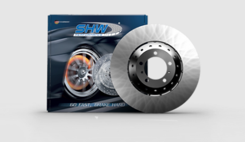 SHW Performance PFR47524 -SHW 15-18 Porsche Cayenne GTS 3.6L w/19in Wheel w/o Ceramic Brake Right Front Smooth LW Brake Rotor