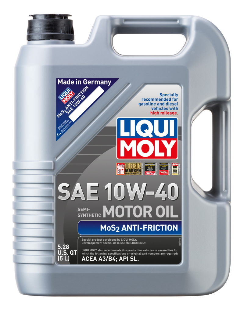 LIQUI MOLY 2043 - 5L MoS2 Anti-Friction Motor Oil 10W40