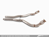 AWE Tuning 3220-11016 - Audi 8R 3.0T Non-Resonated Downpipes for Q5 / SQ5