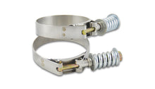 Load image into Gallery viewer, Vibrant 27820 - SS T-Bolt Clamps Pack of 2 Size Range: 2.25in to 2.55in O.D. For use w/ 2.00in I.D. Coupling