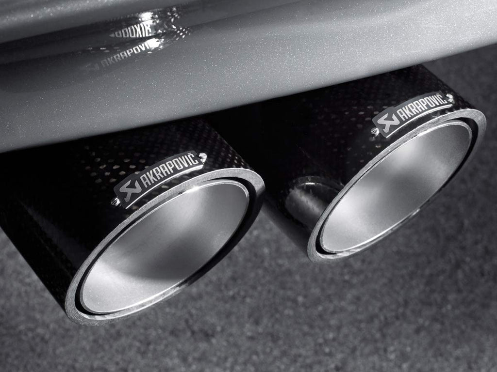 Akrapovic M-BM/T/4H-C - 11-12 BMW 1 Series M Coupe (E82) Slip-On Line (Titanium) w/ Carbon Tips