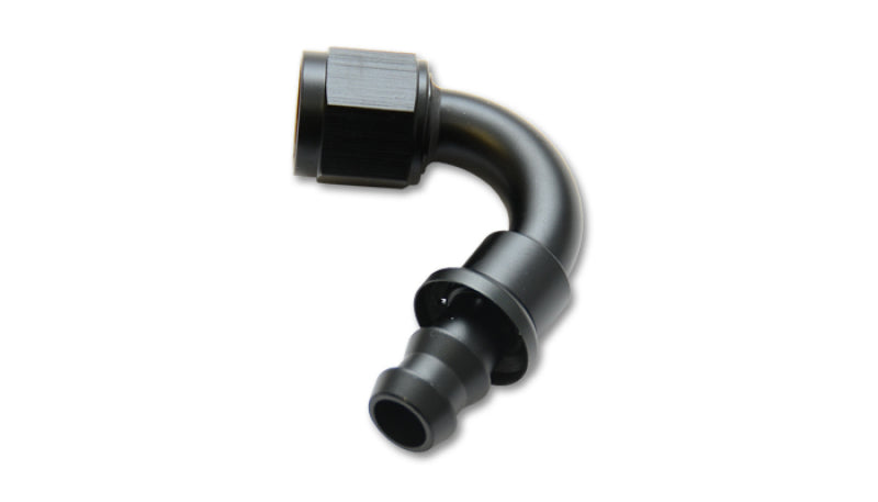 Vibrant 22208 - Push-On 120 Degree Hose End Elbow Fitting - -8AN