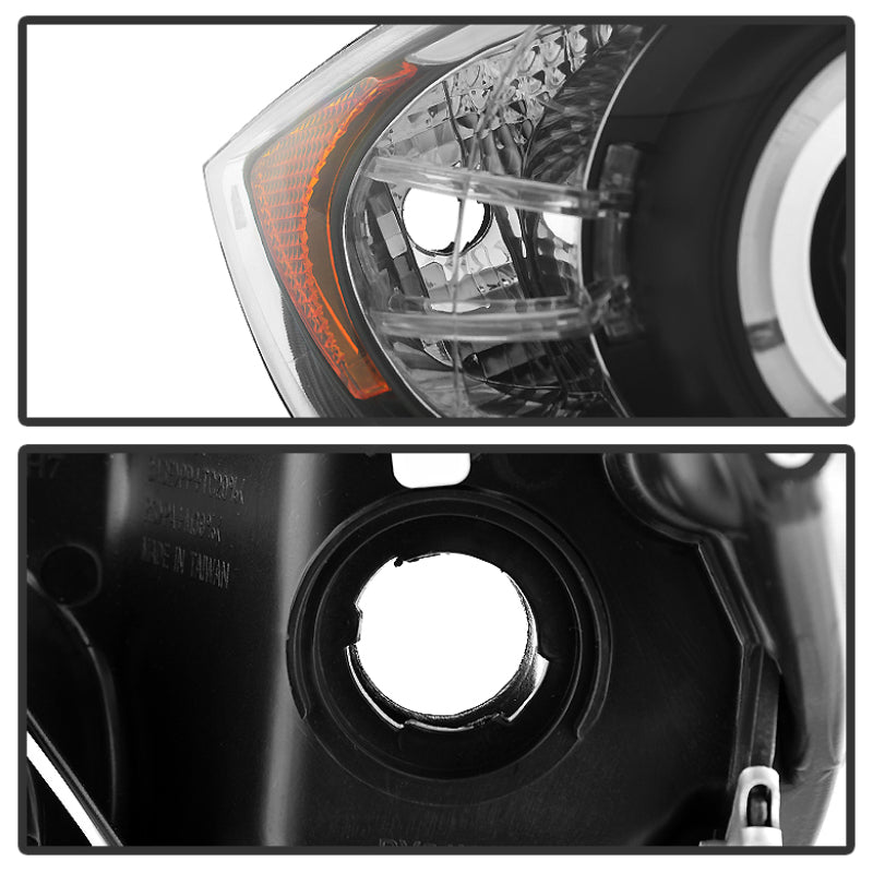 SPYDER 5009005 - Spyder BMW E90 3-Series 06-08 Projector LED Halo Amber Reflctr Rplc Bulb Blk PRO-YD-BMWE9005-AM-BK