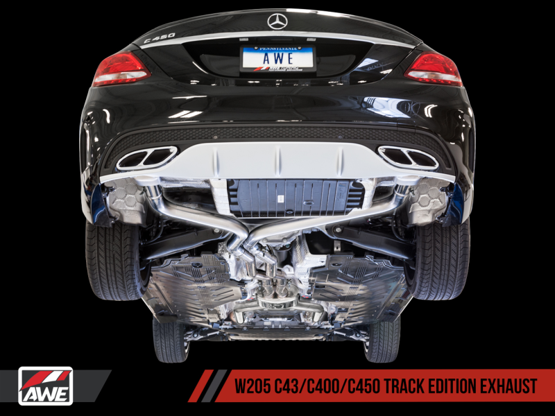 AWE Tuning 3020-31016 - Mercedes-Benz W205 C450 AMG / C400 Track Edition Exhaust