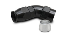 Load image into Gallery viewer, Vibrant 28412 - 45 Degree One Piece Hose End for PTFE Lined Hose Size -12AN