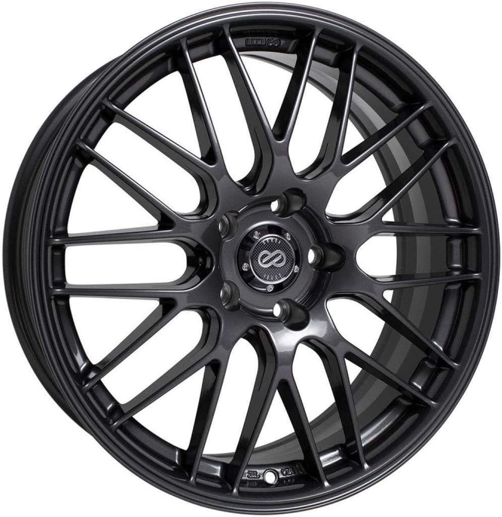 Enkei 442-880-4445GM - EKM3 18x8 5x112 Bolt Pattern 45mm Offset 72.6 Bore Dia Performance Gunmetal Wheel