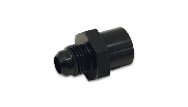 Vibrant 16785 - M14 x 1.5 Female to -6AN Male Flare Adapter - Anodized Black