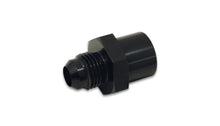 Load image into Gallery viewer, Vibrant 16785 - M14 x 1.5 Female to -6AN Male Flare Adapter - Anodized Black