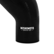 Load image into Gallery viewer, Mishimoto MMCP-R45-30375BK - Silicone Reducer Coupler 45 Degree 3in to 3.75in - Black