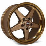 Race Star 92-795452BZ - 92 Drag Star Bracket Racer 17x9.5 5x115BC 6.125BS Bronze