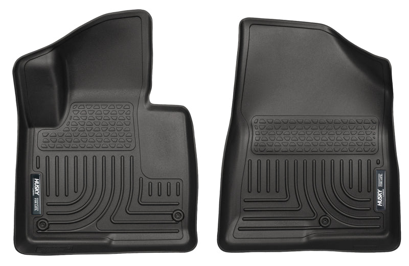 Husky Liners FITS: 13851 - 13-15 Hyundai Sante Fe Sport/Sport 2.0T WeatherBeater Front Row Black Floor Liners