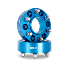 Load image into Gallery viewer, Mishimoto Borne Off-Road Wheel Spacers - 6x139.7 - 93.1 - 50mm - M12 - Blue