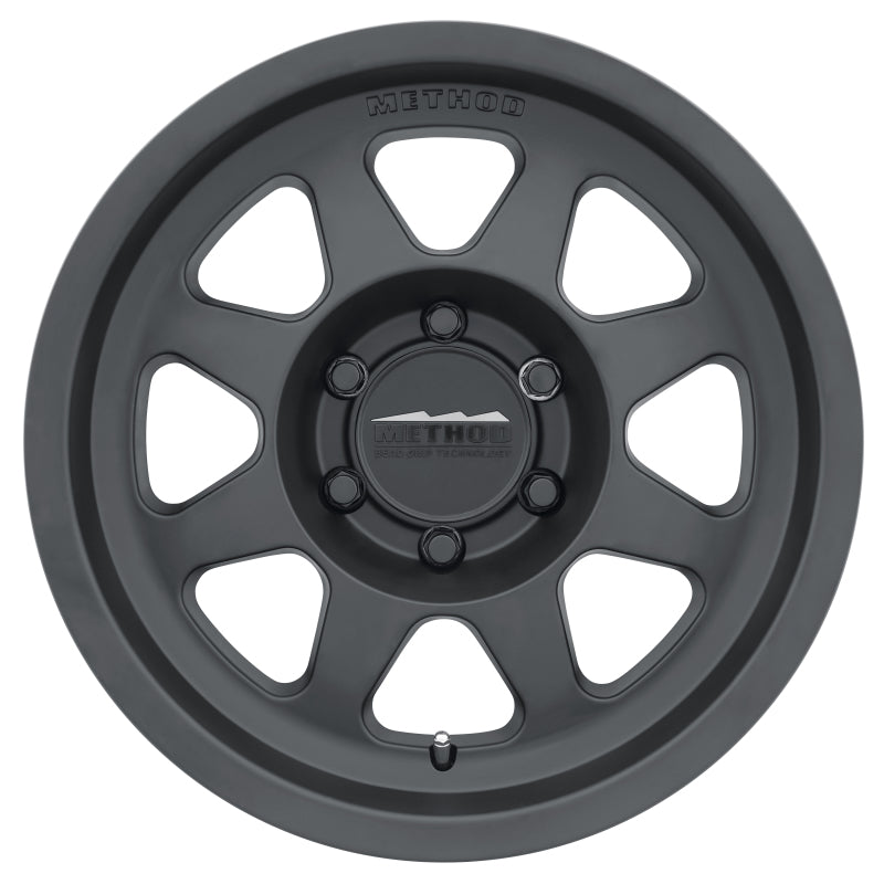 Method Wheels MR70179060512N - Method MR701 17x9 -12mm Offset 6x5.5 106.25mm CB Matte Black Wheel