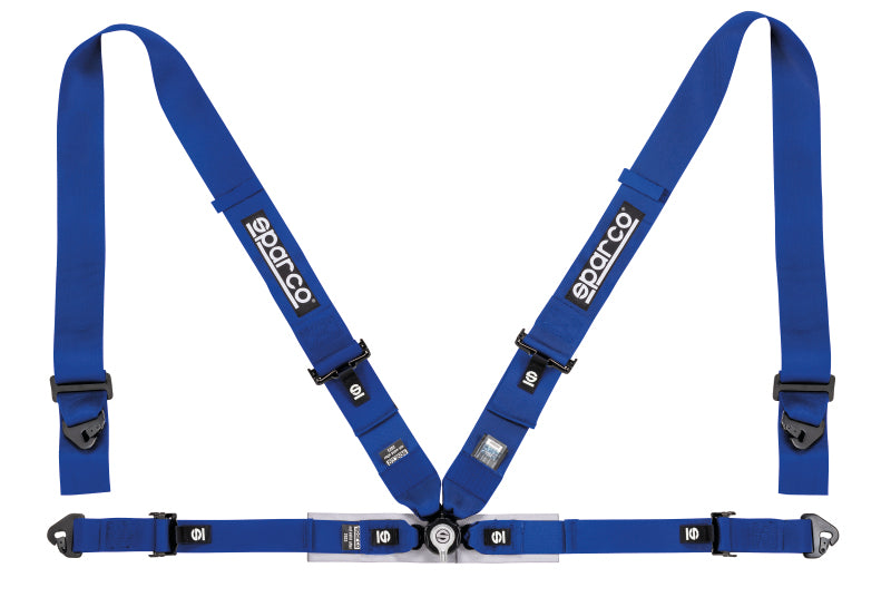 SPARCO 04716M1AZ -Sparco Belt 4Pt 3in/2in Competition Harness - Blue