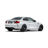 Akrapovic S-BM/T/3H - 2018+ BMW M2 Competition/M2 CS (F87N) Slip-On Line (Titanium) w/Carbon Fiber Tips