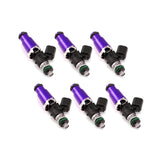 Injector Dynamics 1300.60.14.14.6 - 1340cc Injectors - 60mm Length - 14mm Purple Top - 14mm Lower O-Ring (Set of 6)