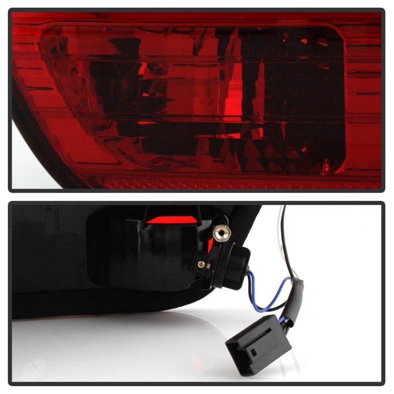 SPYDER 5000842 -Spyder BMW E53 X5 00-06 4PCS Euro Style Tail Lights- Red Smoke ALT-YD-BE5300-RS