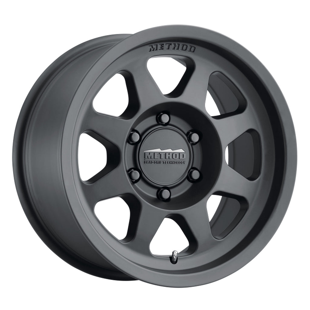 Method Wheels MR70178560500 - Method MR701 17x8.5 0mm Offset 6x5.5 106.25mm CB Matte Black Wheel