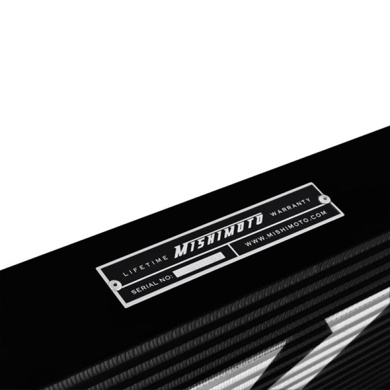 Mishimoto MMINT-UR - Universal Silver R Line Intercooler Overall Size: 31x12x4 Core Size: 24x12x4 Inlet / Outle