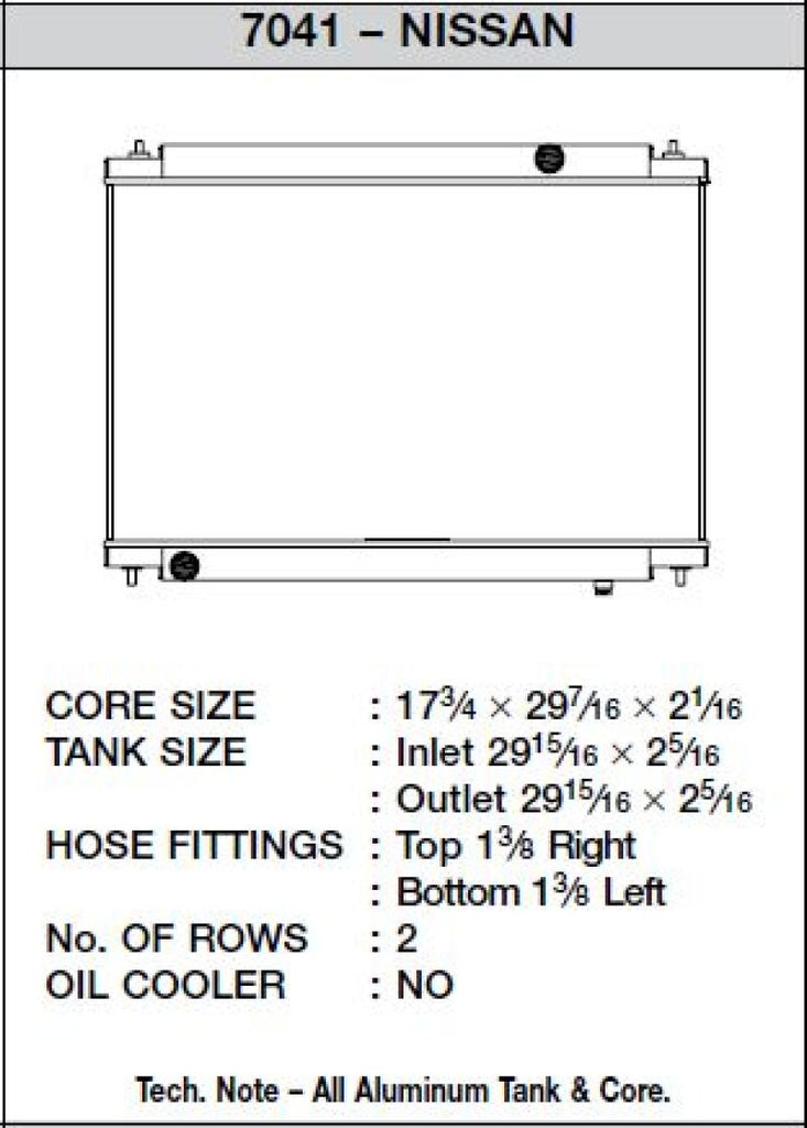 CSF 7041 - 08-18 Nissan GT-R Radiator