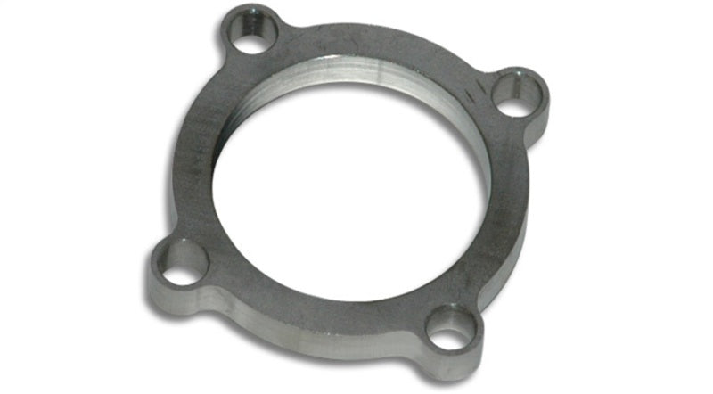 Vibrant 1439 - GT series / T3 Turbo Discharge Flange (4 Bolt) with 2.5in Inlet I.D. T304 SS 1/2in Thick