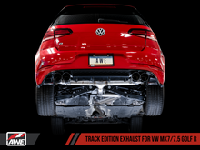 Load image into Gallery viewer, AWE Tuning 3015-42134 - Mk7 Golf R Track Edition Exhaust w/Chrome Silver Tips 102mm