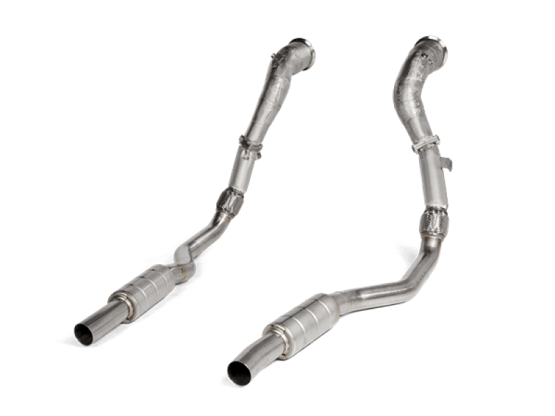 Akrapovic DP/L-AU/SS/1 - 2020 Audi RS6 Avant (C8) DownPipe (SS) w/Link Pipe Set (Does Not Fit w/L-AU/SS/6)