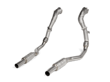 Load image into Gallery viewer, Akrapovic DP/L-AU/SS/1 - 2020 Audi RS6 Avant (C8) DownPipe (SS) w/Link Pipe Set (Does Not Fit w/L-AU/SS/6)
