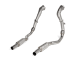 Akrapovic DP/L-AU/SS/1 - 2020 Audi RS6 Avant (C8) DownPipe (SS) w/Link Pipe Set (Does Not Fit w/L-AU/SS/6)