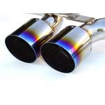 Invidia HS03MCSGTT - 03-04 Mini Cooper S 60mm (80mm tip) Titanium Tip Cat-back Exhaust *OVERSIZE SHIPPING*