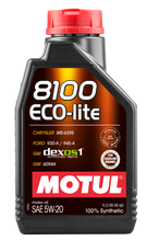 Load image into Gallery viewer, Motul 1L Synthetic Engine Oil 8100 5W20 ECO-LITE