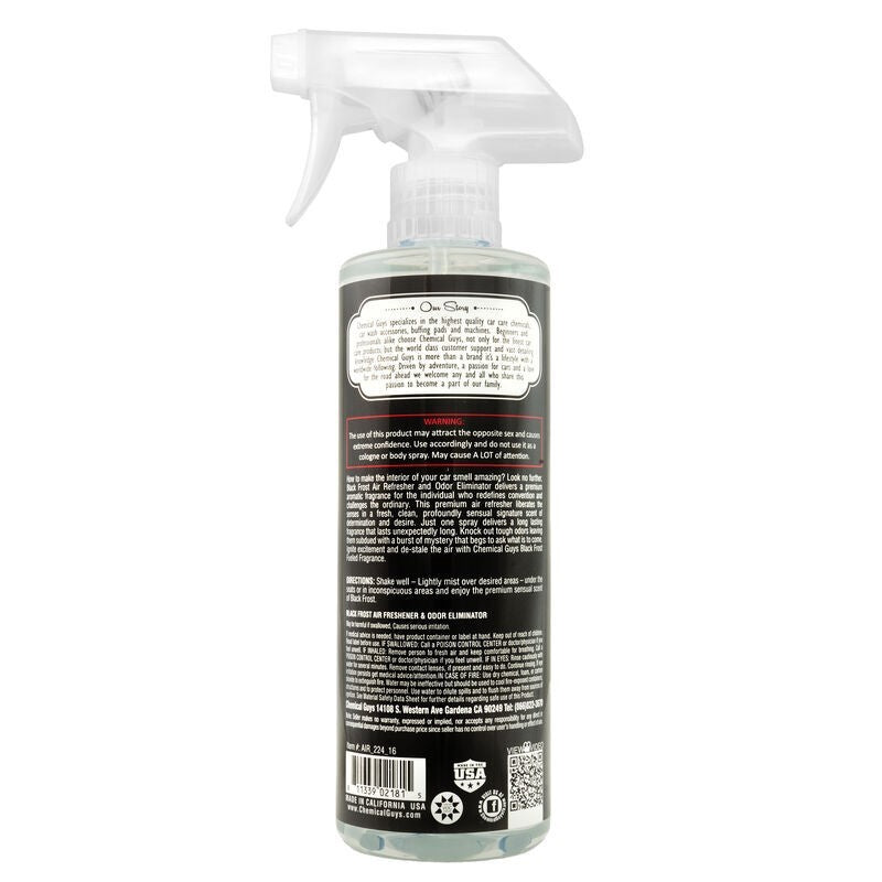 Chemical Guys AIR_224_16 - Black Frost Air Freshener & Odor Eliminator - 16oz