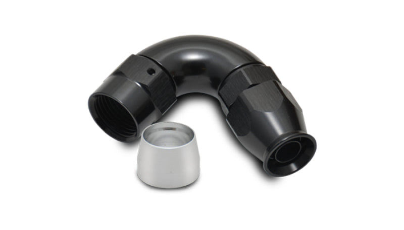 Vibrant 28204 - -4AN 120 Degreeree Hose End Fitting for PTFE Lined Hose