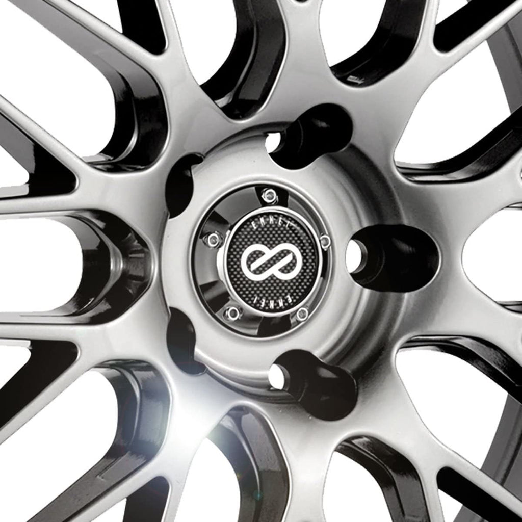 Enkei 442-880-4445HS - EKM3 18x8 5x112 Bolt Pattern 45mm Offset 72.6 Bore Dia Performance Hyper Silver Wheel