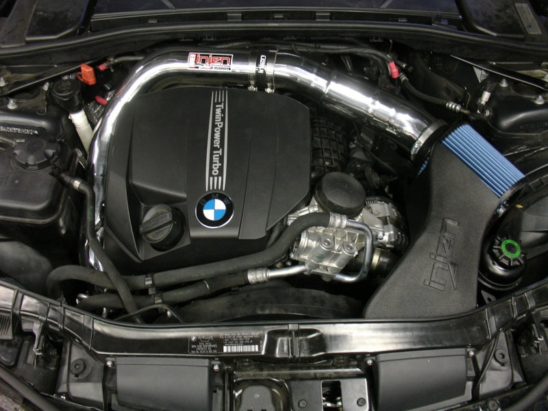 Injen SP1126WB - 11 BMW E82 135i (N55) Turbo/E90 335i Wrinkle Black Tuned Air Intake w/ MR Tech, Air Fusion