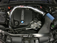 Load image into Gallery viewer, Injen SP1126WB - 11 BMW E82 135i (N55) Turbo/E90 335i Wrinkle Black Tuned Air Intake w/ MR Tech, Air Fusion