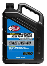 Load image into Gallery viewer, Red Line 12905 - Professional Series Euro 5W40 Motor Oil - 5 Quart